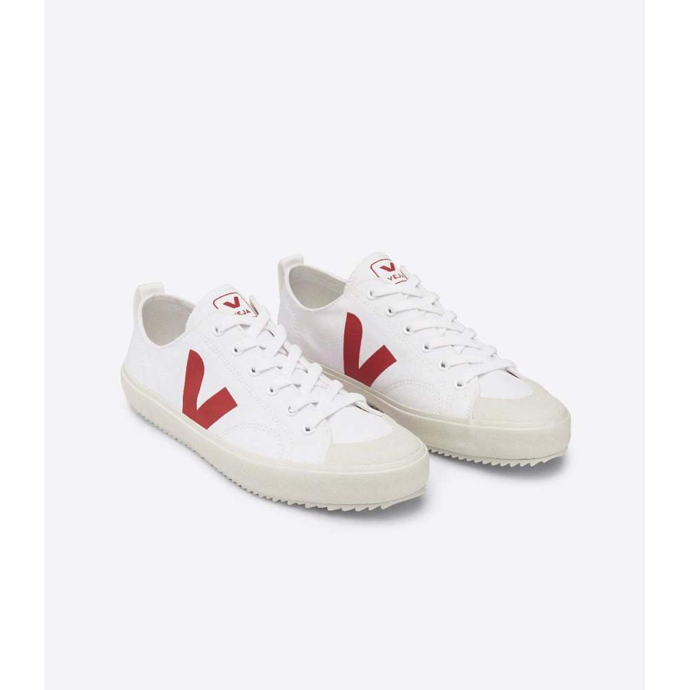 Pantofi Barbati Veja NOVA CANVAS White/Red | RO 249BEX